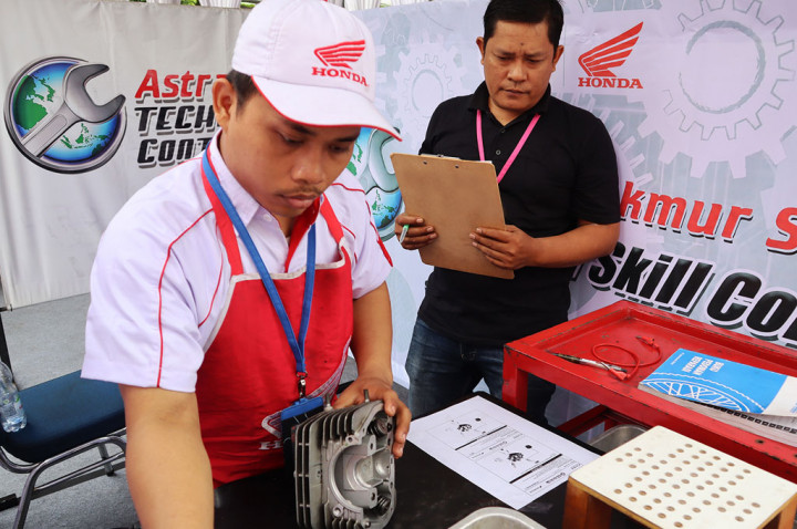 Ratusan Montir Honda se-Jakarta dan Tangerang 'Adu Mekanik', Siapa yang Menang?