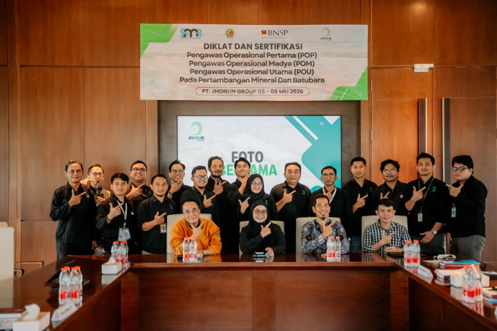 Jhonlin Group Gelar Diklat dan Sertifikasi Pengasas Sektor Pertambangan MIineral dan Batubara
