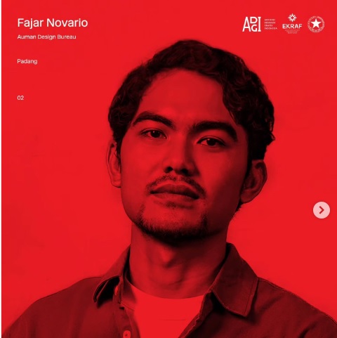 Fajar Novario, pemenang desain logo HUT ke-81 RI. DOK IG @adgi.pusat