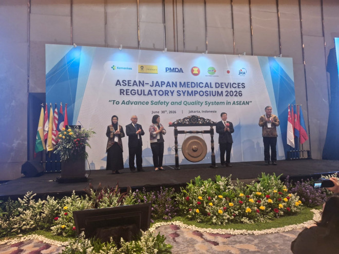 Pembukaan ASEAN–Japan Medical Devices Regulatory Symposium 2026. Foto: Ilham Pratama/Medcom.id