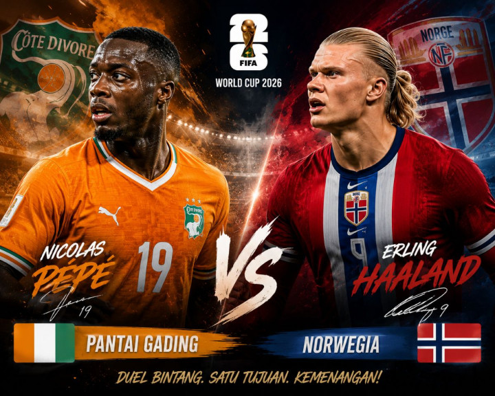 Prediksi Pantai Gading vs Norwegia: Statistik, Head to Head, dan Perkiraan Skor