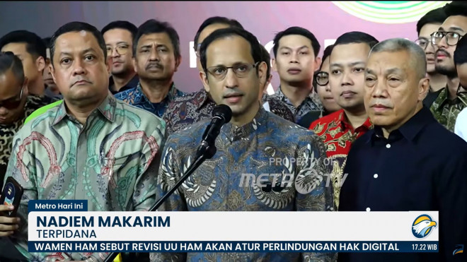 Mantan Mendikbudristek Nadiem Makarim (Foto: Dok. Metro TV)