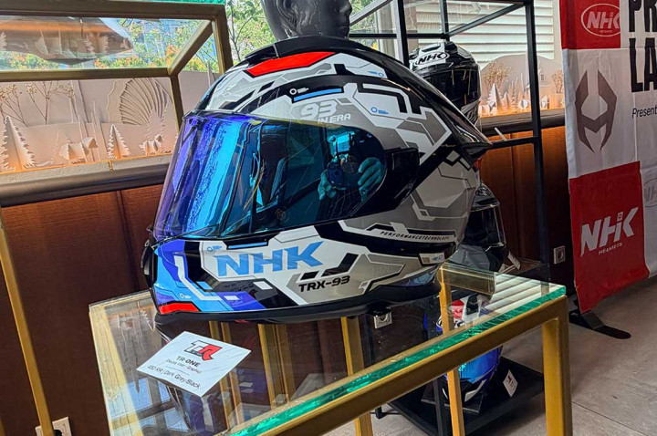 NHK Rilis Helm Khusus, Terinspirasi dari Helm Motocross