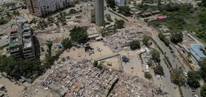 Dampak kerusakan gempa di Venezuela. (AFP)