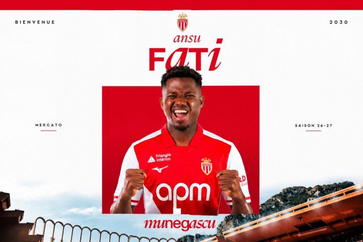 AS Monaco Permanenkan Ansu Fati dari Barcelona hingga 2030