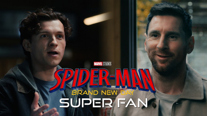 Intip Aksi Lionel Messi dan Tom Holland di Cuplikan Spider-Man: Brand New Day