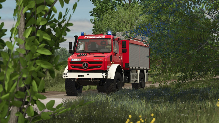 Konten Emergency Pack Farming Simulator 25, Ada Truk Damkar