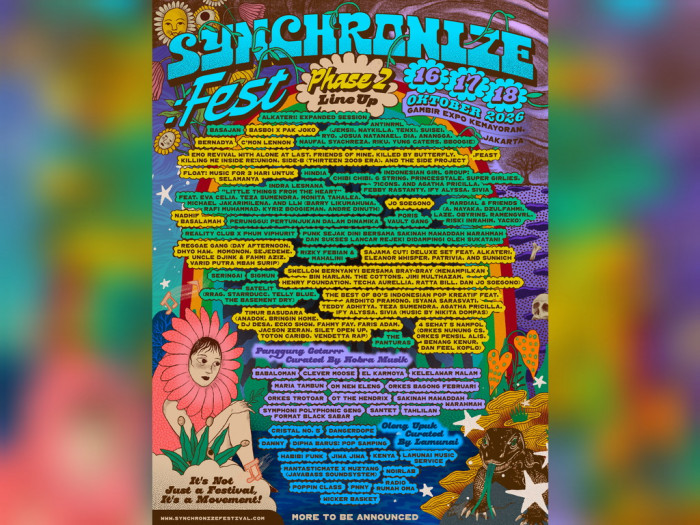 pangkalpinang168 Synchronize Festival 2026 Umumkan Line Up Fase 2, Ini Daftar Lengkapnya