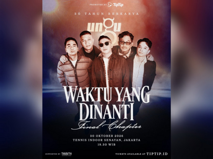 UNGU Gelar Konser 30 Tahun Berkarya, Simak Jadwal dan Harga Tiketnya