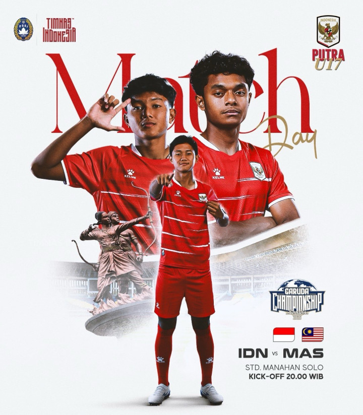 Link Nonton Timnas Indonesia U-17 Vs Malaysia U-17 Malam Ini, Kick Off 20.00 WIB
