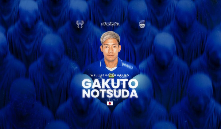 Persib Resmi Perkenalkan Gakuto Notsuda, Ini Profil dan Rekam Jejaknya