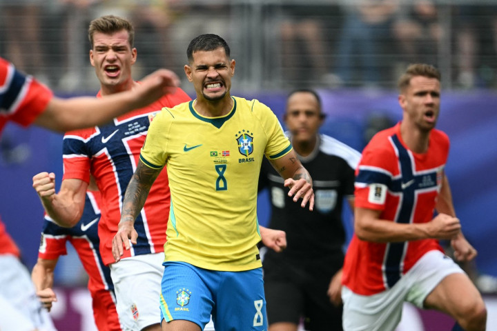 Babak I Brasil Vs Norwegia: Bruno Guimaraes Gagal Penalti, Brasil dan Norwegia Sama Kuat