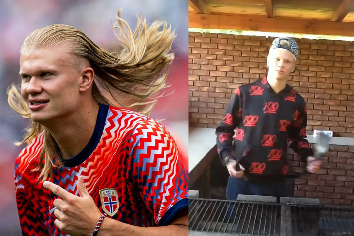 Sebelum jadi Striker Haus Gol, Erling Haaland adalah Rapper