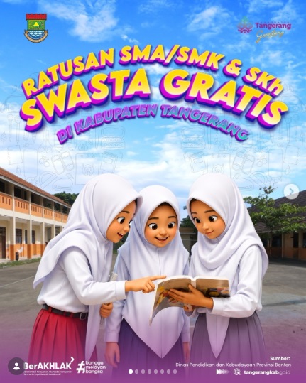 Resmi! Ini Daftar Lengkap SMA dan SMK Swasta Gratis di Kabupaten Tangerang