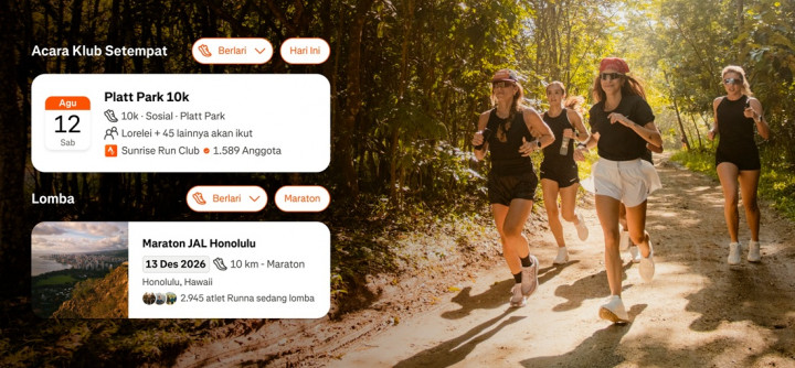 Sekarang Ada Fitur Event di Strava Cari Komunitas dan Jadwal Race Lebih Gampang