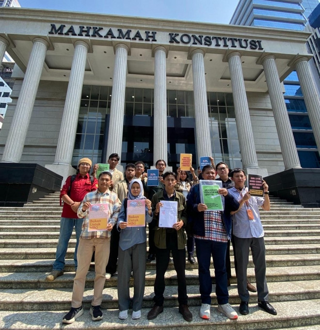KOSPI menyerahkan kesimpulan para pemohon kepada MK. DOK KOSPI