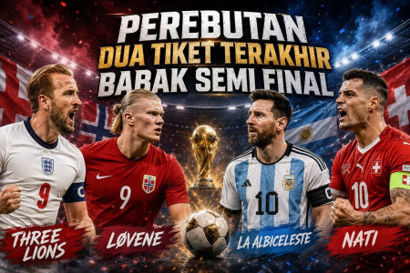 Jadwal Perempat Final Piala Dunia 2026: Empat Tim Berebut Dua Tiket Terakhir Babak Semifinal