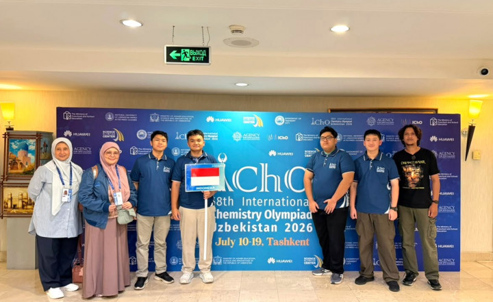 IChO 2026: 4 Pelajar Indonesia Siap Lawan 90 Negara di Uzbekistan