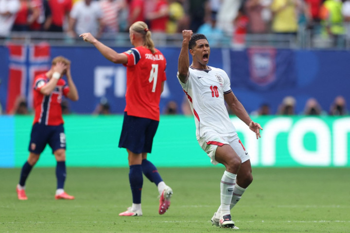 Babak 1 Norwegia Vs Inggris: Gol Spektakuler Schjelderup Dibalas Bellingham, Kedua Tim Sama Kuat