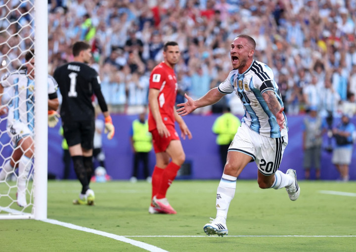 Hasil Babak Pertama Argentina vs Swiss: Gol Tunggal Mac Allister bawa Albiceleste Unggul