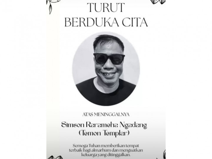 Komedian Temon Meninggal Dunia