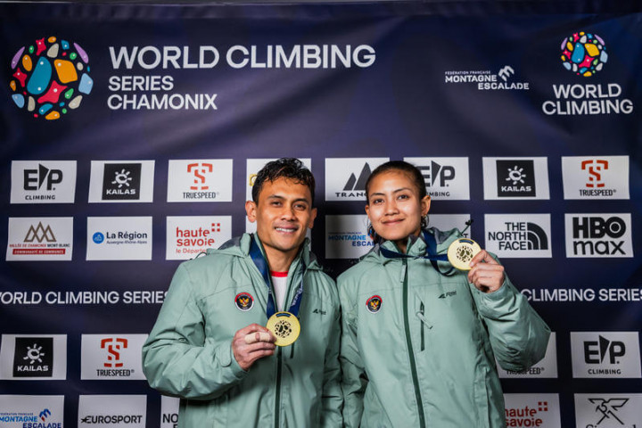 Indonesia Raih Dua Emas Panjat Tebing World Climbing Series Chamonix 2026