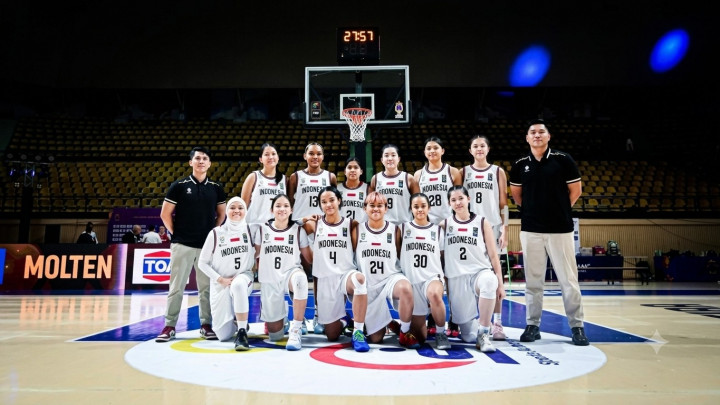 Timnas Basket Putri Indonesia U-18 Hancurkan Oman 127-6 di FIBA U18 Women's Asia Cup 2026
