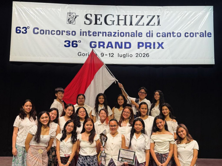 Paduan Suara Indonesia Borong 6 Penghargaan di Italia
