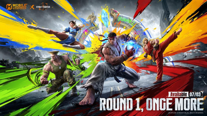 MLBB x Street Fighter 6 Resmi Dimulai, Chou Jadi Ken dan Paquito Jadi Ryu!