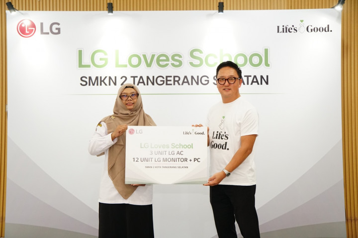 LG Loves School Dukung Pembelajaran Berbasis Teknologi di SMKN 2 Tangerang Selatan