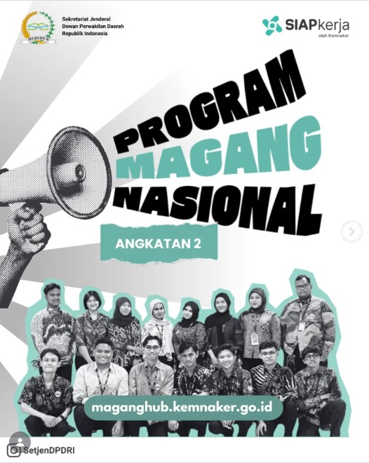 Pendaftaran Magang Nasional Setjen DPD RI 2026 Dibuka, Ini Syarat dan Link Daftarnya