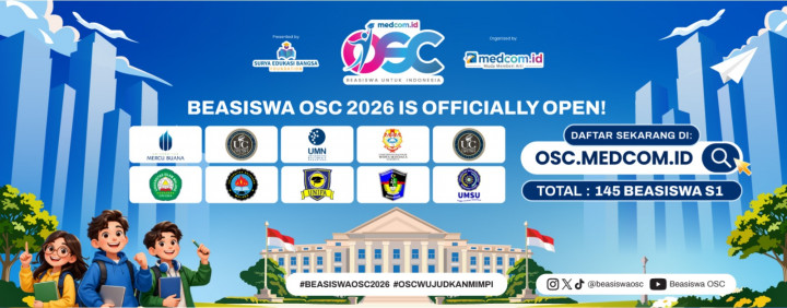 H-1 Pengumuman Beasiswa OSC 2026, Intip Cara Cek Namamu Besok!