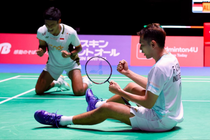 Hasil Japan Open 2026: Tekuk Wakil Tuan Rumah, Fajar/Fikri Tantang Unggulan Pertama di Final