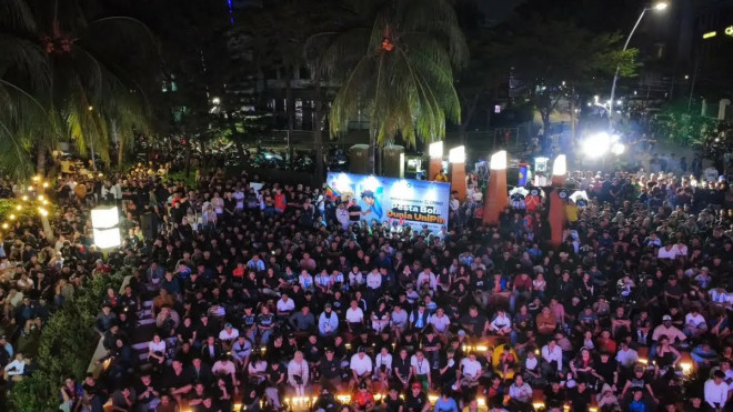 Kegiatan nonton bareng hasil kolaborasi UniPin dengan Pemerintah Provinsi DKI Jakarta dalam rangka perayaan ulang tahun UniPin ke-15. (Dok: UniPin)