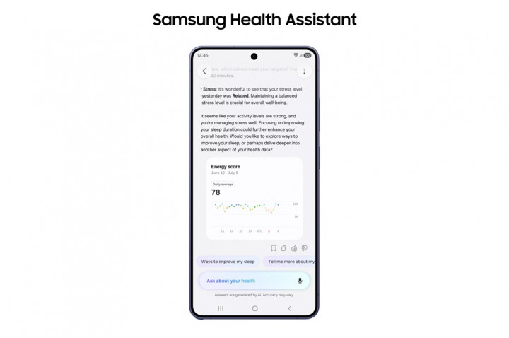 Samsung Health Assistant Beta, Asisten AI Terintegrasi untuk Pengelolaan Kesehatan