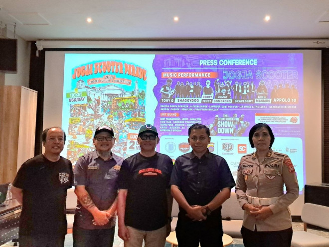 Jogja Scooter Parade (JSP) 2026 siap kembali digelar pada 25-26 Juli 2026 di Jogja Expo Center (JEC) DI Yogyakarta.