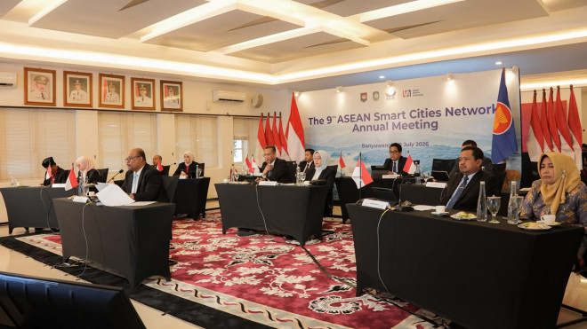 Indonesia memimpin forum The 9th ASEAN Smart Cities Network (ASCN) Annual Meeting. ist