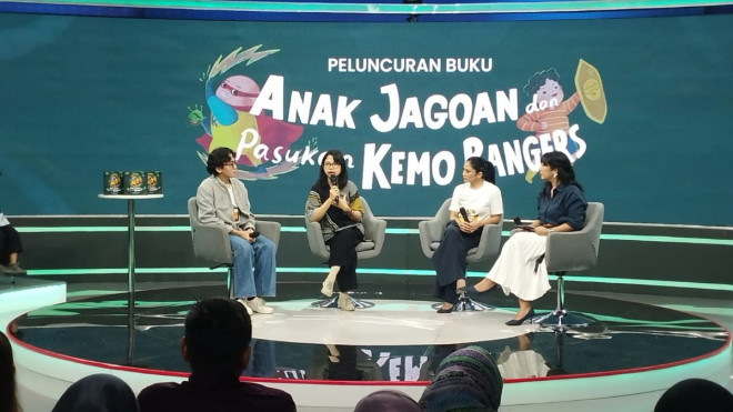 Suasana peluncuran buku 