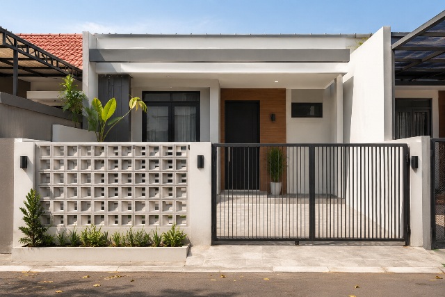 5 Model Pagar Rumah Kecil yang Estetik dan Hemat Ruang