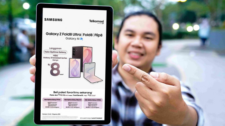Telkomsel dan Samsung Hadirkan Bundling Galaxy Foldable 8, Bisa Dibawa Pulang Mulai Rp8 Aja!