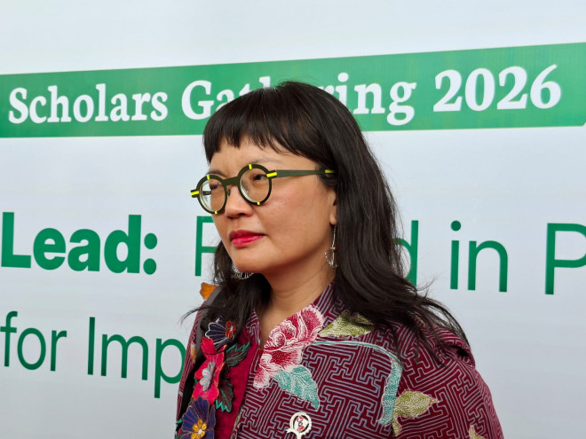 Wamendiktisaintek Stella Christie. Foto: Ilham Pratama/Medcom.id