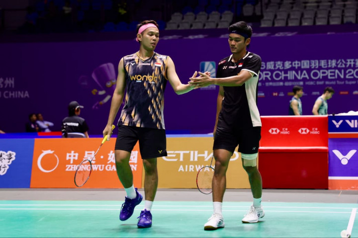 China Open 2026: Strategi Tepat Fajar/Fikri Berbuah Tiket Perempat Final