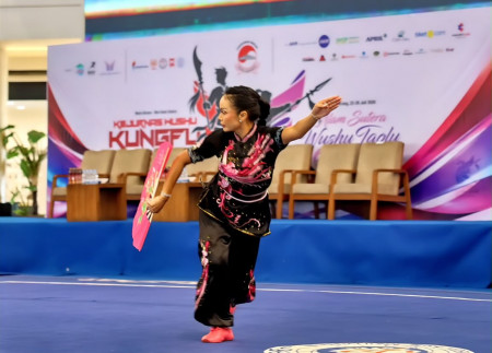 Bikin Bangga! Kris Dayanti Sabet Dua Emas di Kejurnas Wushu 2026