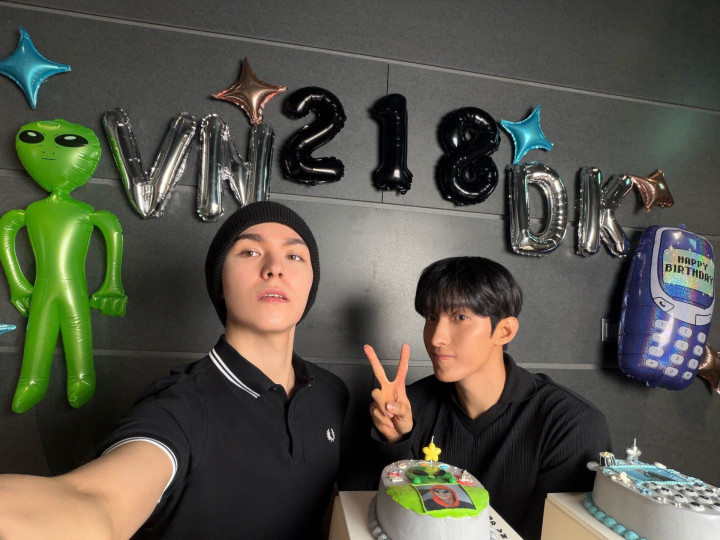 Jadwal Wajib Militer DK dan Vernon SEVENTEEN Resmi Dirilis PLEDIS