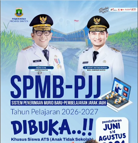 Pendaftaran SPMB PJJ SMA Banten 2026 Dibuka, Simak Syarat dan Cara Daftar