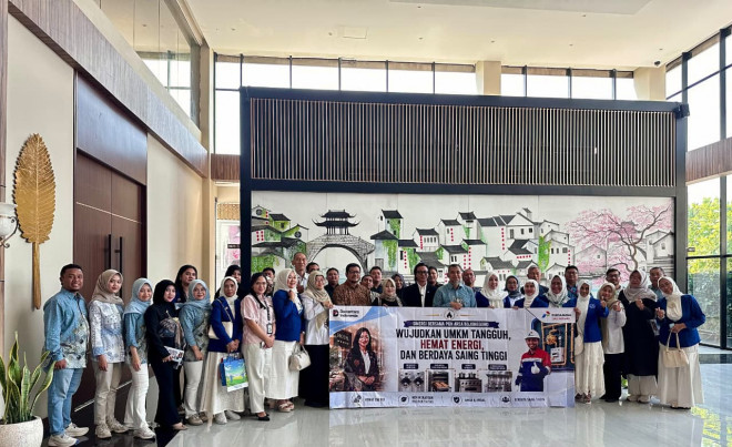  PT Perusahaan Gas Negara (Persero) Tbk (PGN) Area Bojonegoro menggelar edukasi interaktif dengan pelaku UMKM mengenai pemanfaatan gas bumi secara aman dan optima