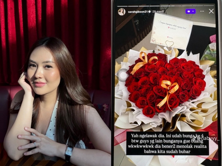 Diska Resha Janji Tak Selingkuh Lagi, Sarah Gibson Tetap Menolak Rujuk