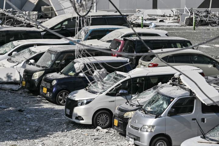 Potret Dampak Gempa di Prefektur Kumamoto