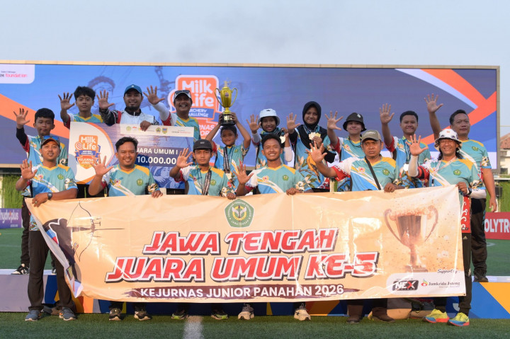 Jateng Juara Umum Kejurnas Panahan Junior 2026, Lima Kali Beruntun