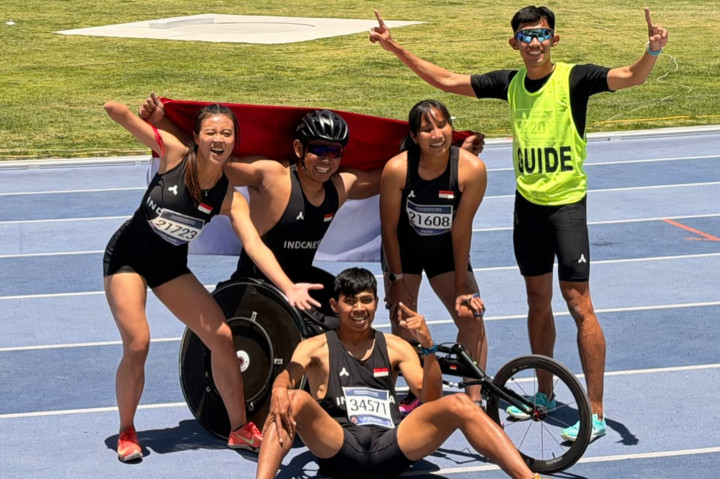 Indonesia Borong 15 Emas di World Para Athletics Grand Prix 2026 Meksiko